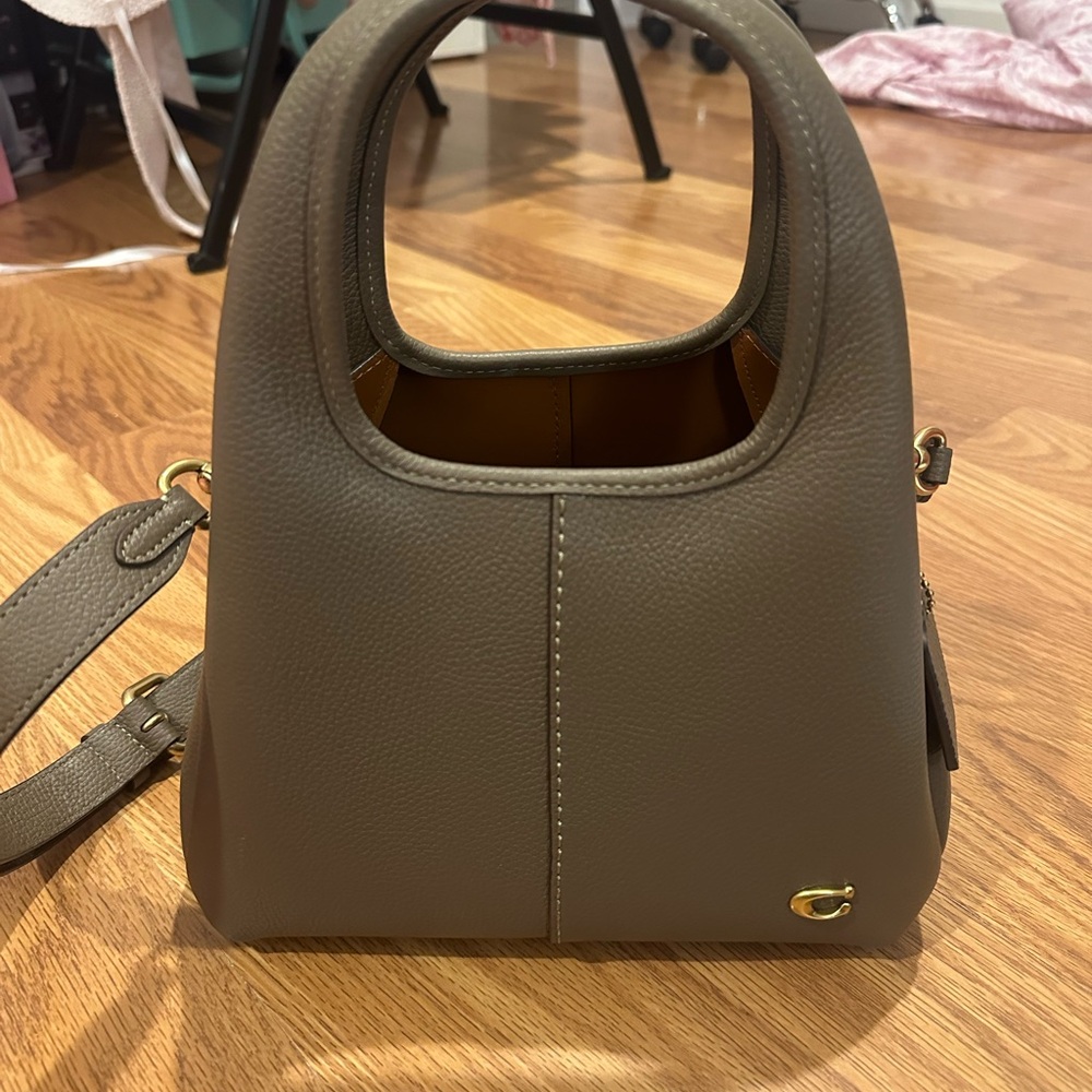 Coach Tan Mini Bag with Modern Design and Versatile Style